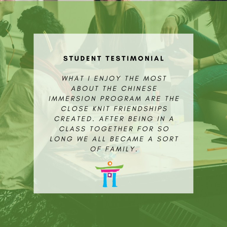 HS student testimonial